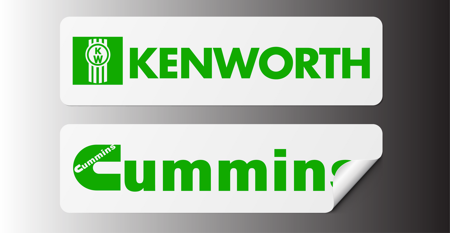 Kenworth & Cummins Stickers