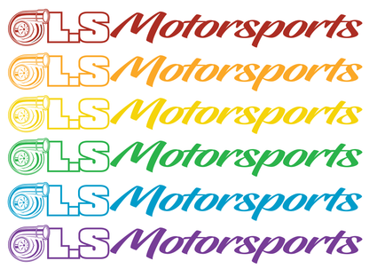 L.S Motorsports Door Banner Sticker