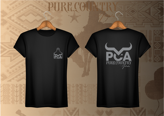 Pure Country Australia Cow Tag Design