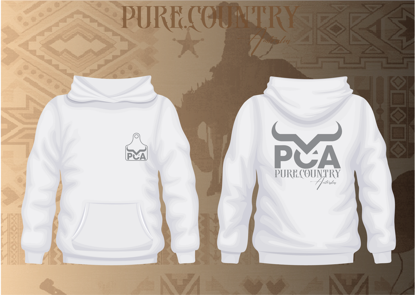 Pure Country Australia Cow Tag Design