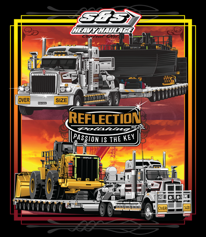 Kenworth Heavy Haulage - Reflection and S&S Heavy Haulage Design