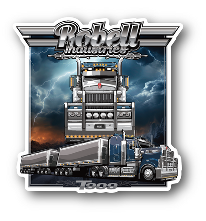 Kenworth T909 Grain Carter Sticker