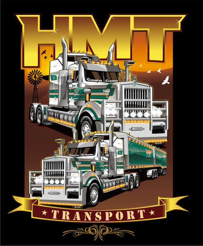 T900 Kenworth LEGEND A-Double Truck Design - HMT