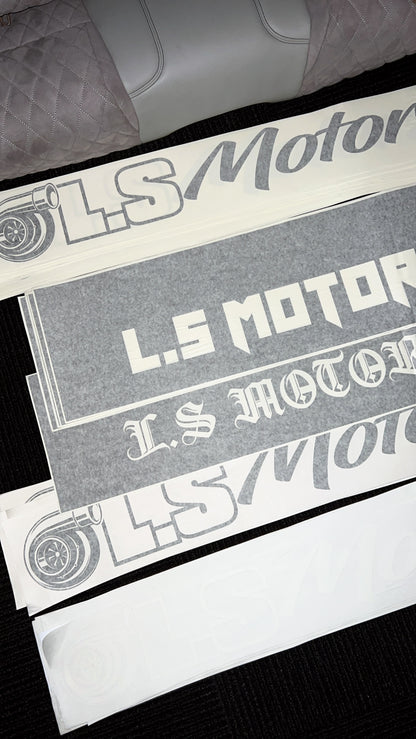 L.S Motorsports Windscreen Banner Sticker