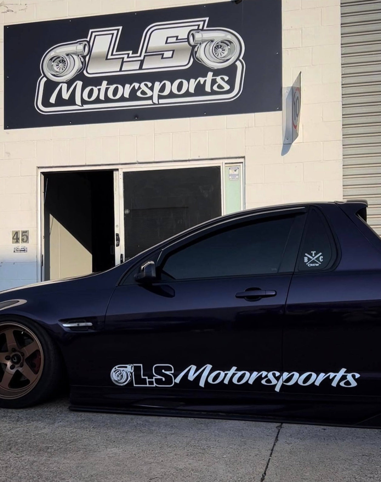 L.S Motorsports Door Banner Sticker