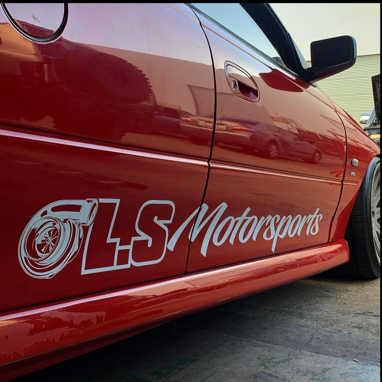 L.S Motorsports Door Banner Sticker